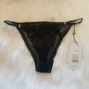 BlueBella Lennon High-Waist Brief Panty Black Small (6) NWT